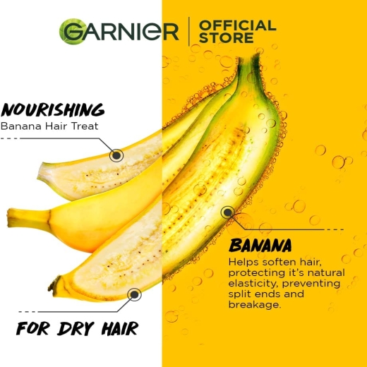 غذاء الشعر المغذي ٣ في ١ بالموز و الشيا للشعر الجاف- من غارنييه