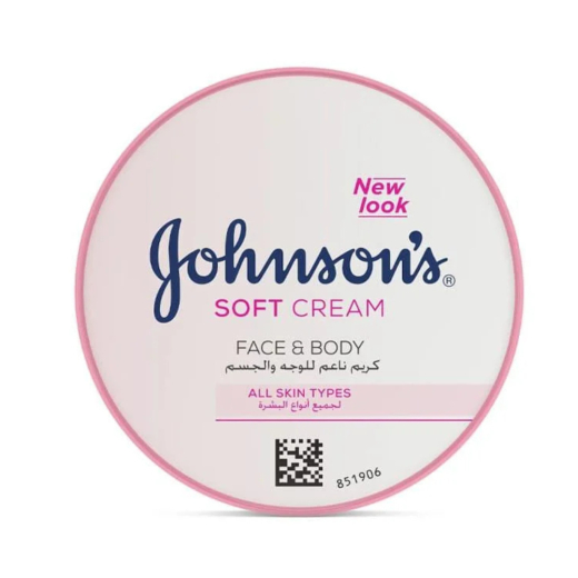 كريم  مرطب ناعم للوجه والجسم 200 مل - من جونسون