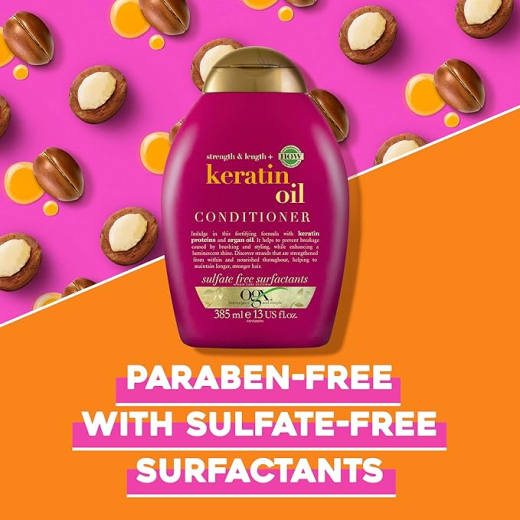 بلسم الشعر  بزيت الكيراتين، يقوي الشعر ويزيده طولًا، يمنع تكسر الشعر- من او جي اكس