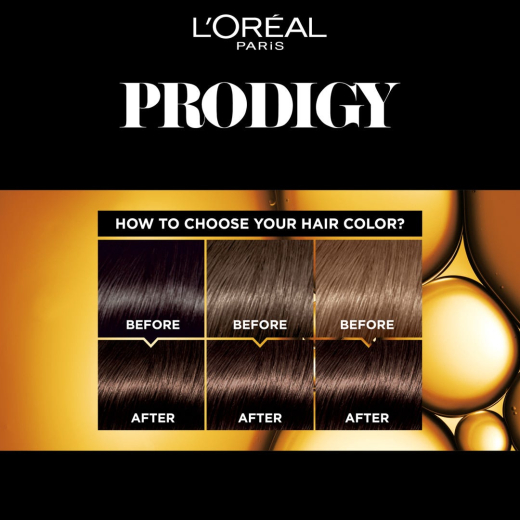 صبغة شعر برودجي خالية من الأمونيا  4.0 لون بني - من لوريال