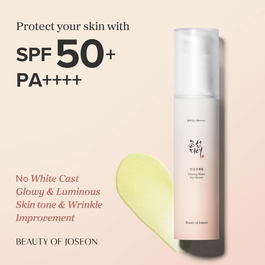 سيروم جينسينج مويست سن بعامل حماية من الشمس SPF 50 PA -من بيوتي اوف جوسيهون