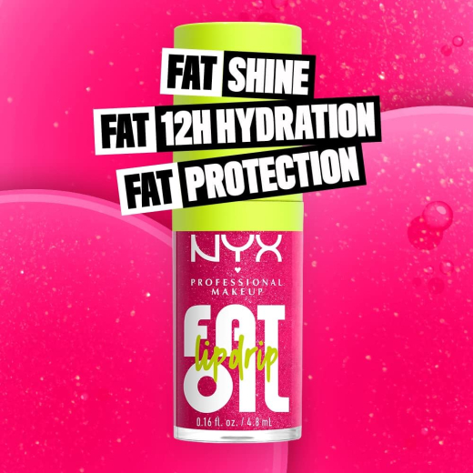 قلوس ملمع للشفاه فات اويل دريب لون سوبر موديل من- ان واي اكس