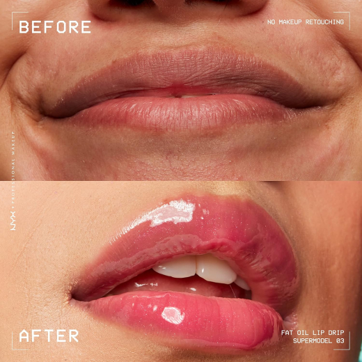 قلوس ملمع للشفاه فات اويل دريب لون سوبر موديل من- ان واي اكس