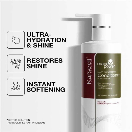 بلسم بخلاصة الماكا للشعر الجاف والتالف- من كارسيل