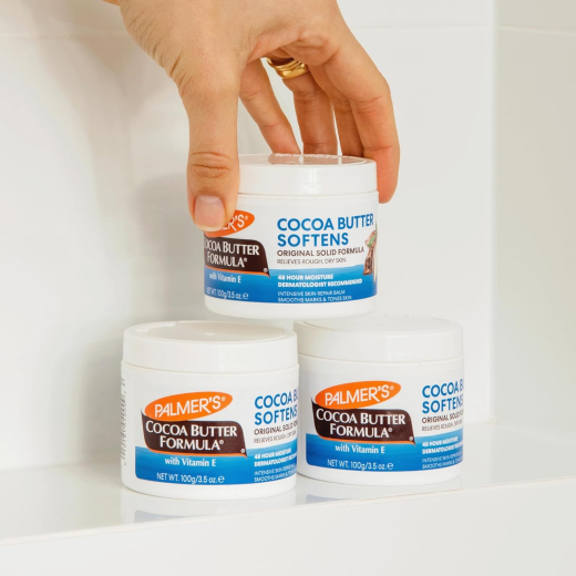 كريم زبدة الكاكاو  الطبيعية وفيتامين E ترطيب غني لبشرة ناعمة ونضرة - من بالمرز