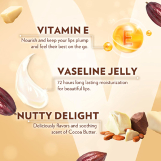 مرطب شفاة بزبدة الكاكاو اشكال الفازلين - من فازلين