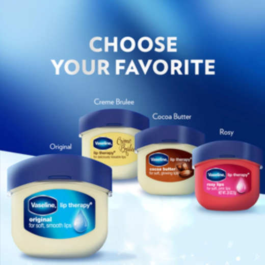 مرطب شفاة بزبدة الكاكاو اشكال الفازلين - من فازلين