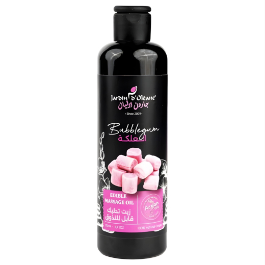 زيت تدليك قابل للتذوق بالعلكة  250 مل - من جاردن اوليان