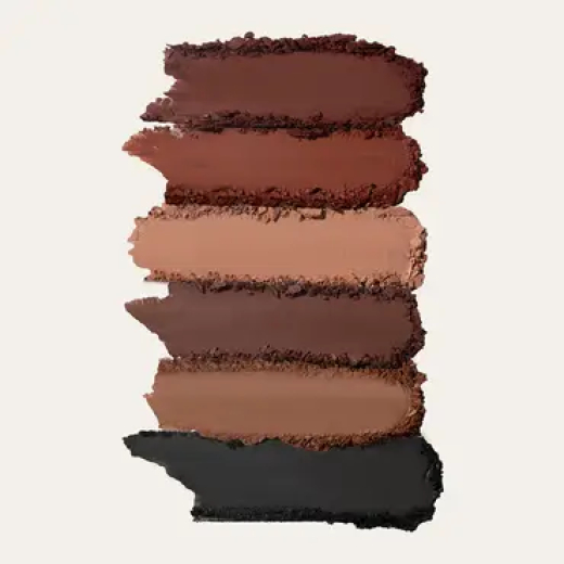 باليت ظلال العيون  مات ناتشورال 6 الوان - من لوكا